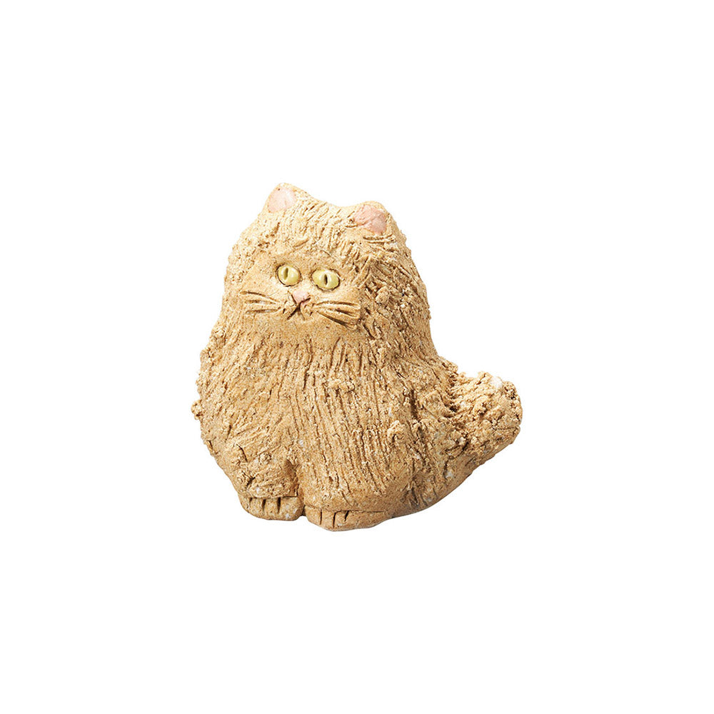 kuu 陶器　作家　猫　8個セット 猫のMUKU 茶 小 – 丸伊製陶株式会社