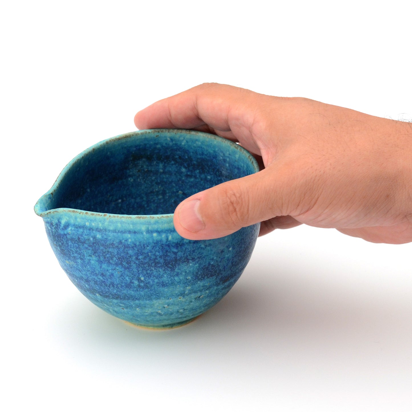 青彩釉 ぐい呑、注器