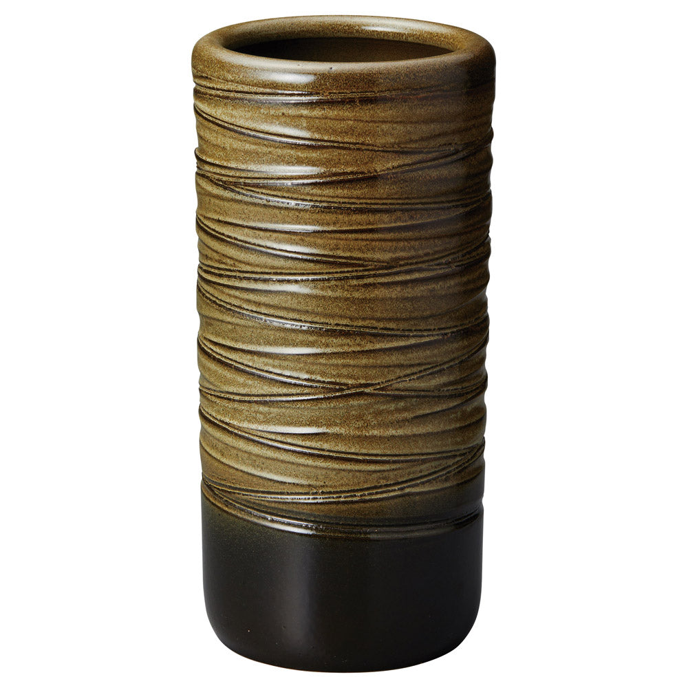 商品 – 丸伊製陶株式会社 信楽焼 へちもん 花瓶 いぶし曲げ 1-2585