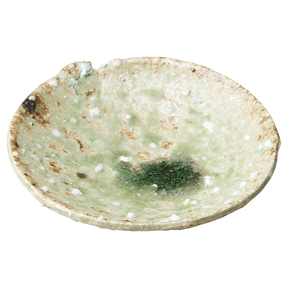 塩越窯　白越不朝　塩越窯 自然灰釉の究極美が迸る逸品灰釉美茶道具水指 Yahoo!オークション - 白越不朝（塩越窯）自然灰釉の究極美が