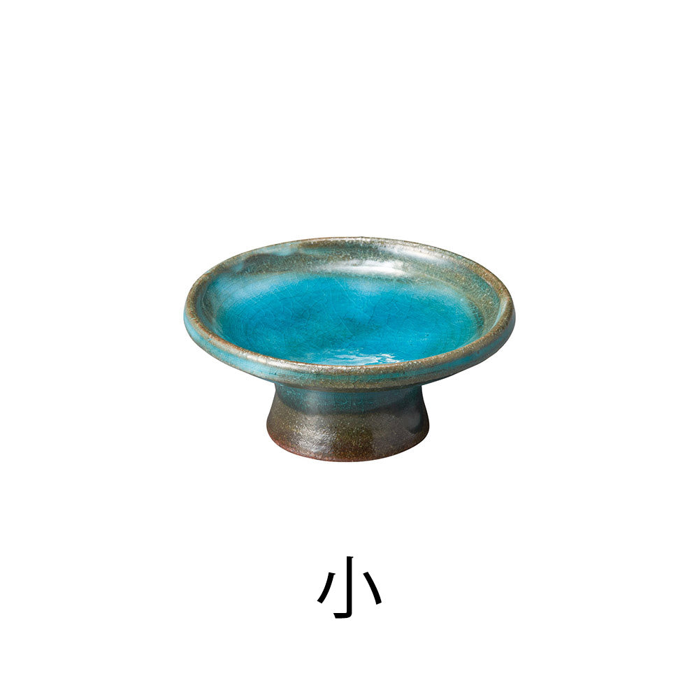 碧水 高台鉢 小