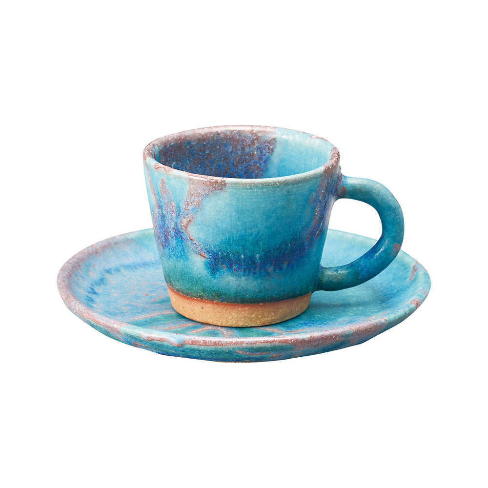 露草 プチ コーヒー碗皿