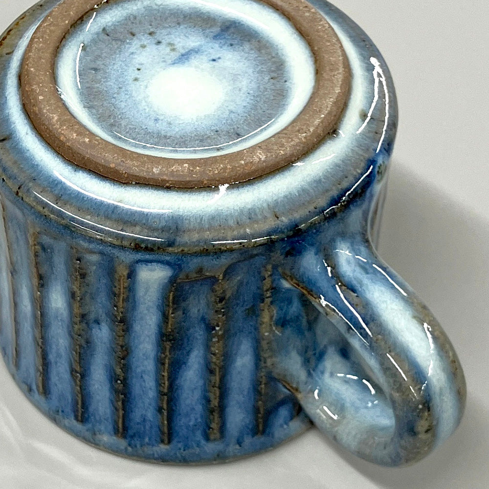 青萩彫 コーヒー碗皿