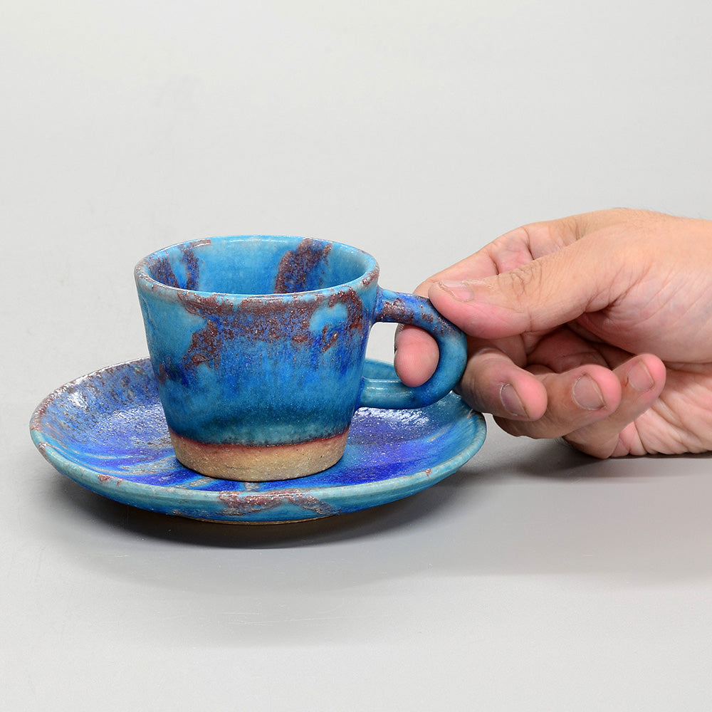 露草 プチ コーヒー碗皿