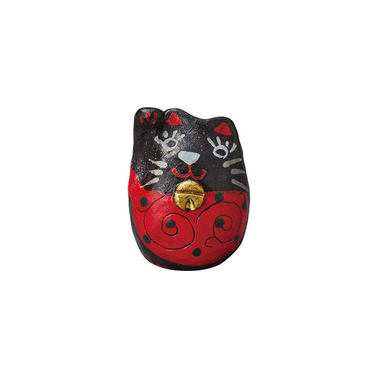 赤絵まねきねこ 黒