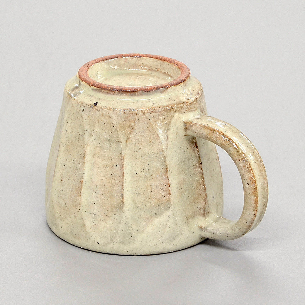 花灰釉シノギ マグカップ