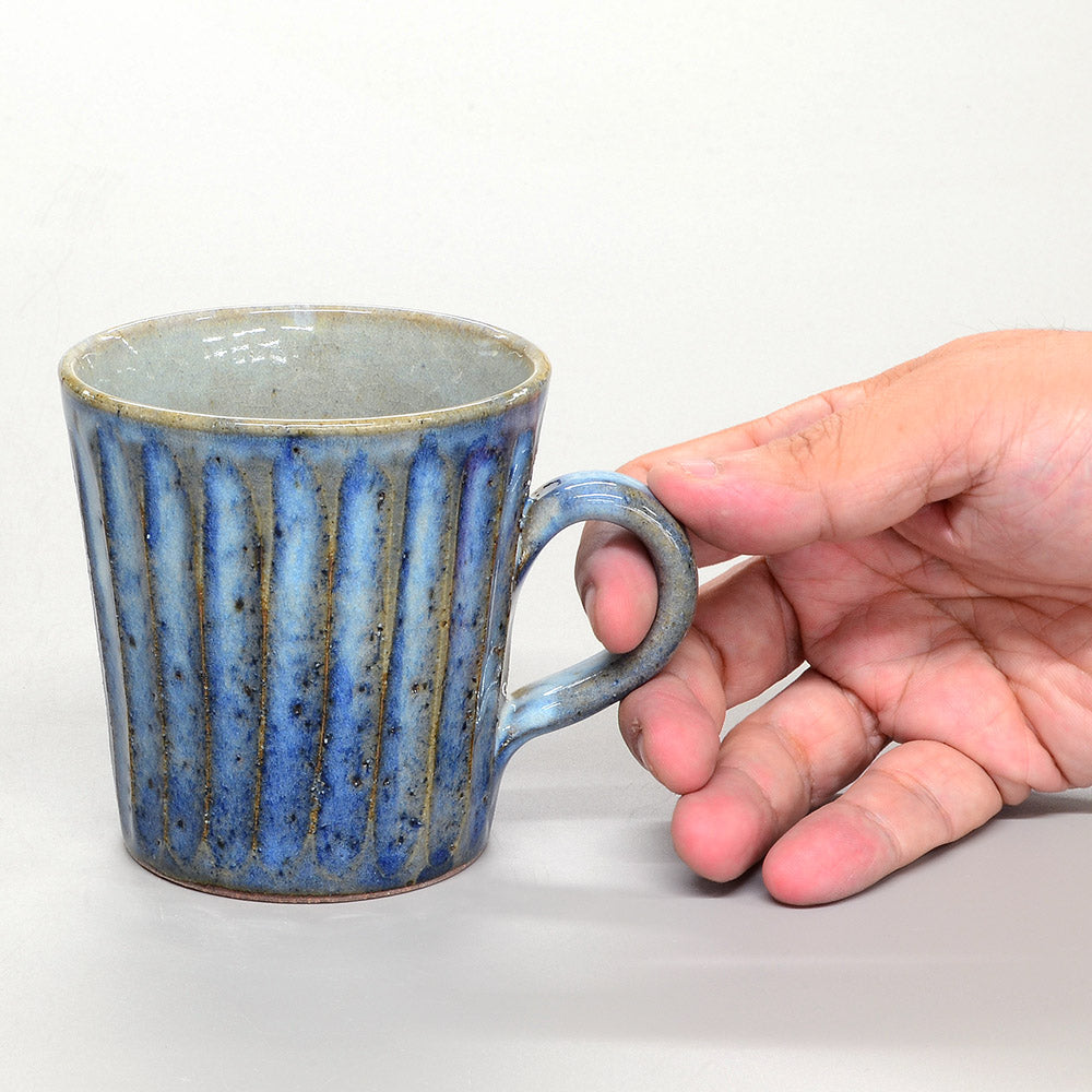 青萩彫 マグカップ