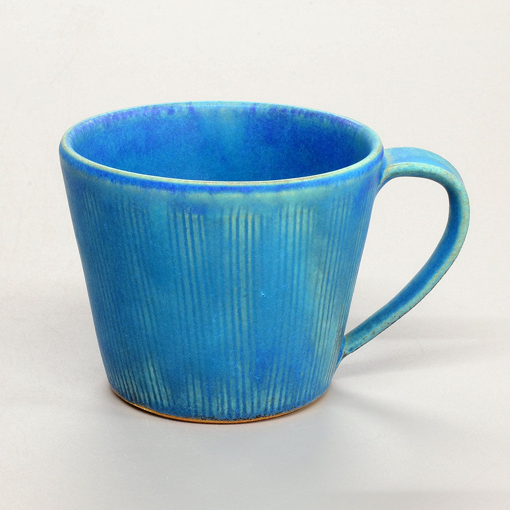 青彩くし目 マグカップ – 丸伊製陶株式会社