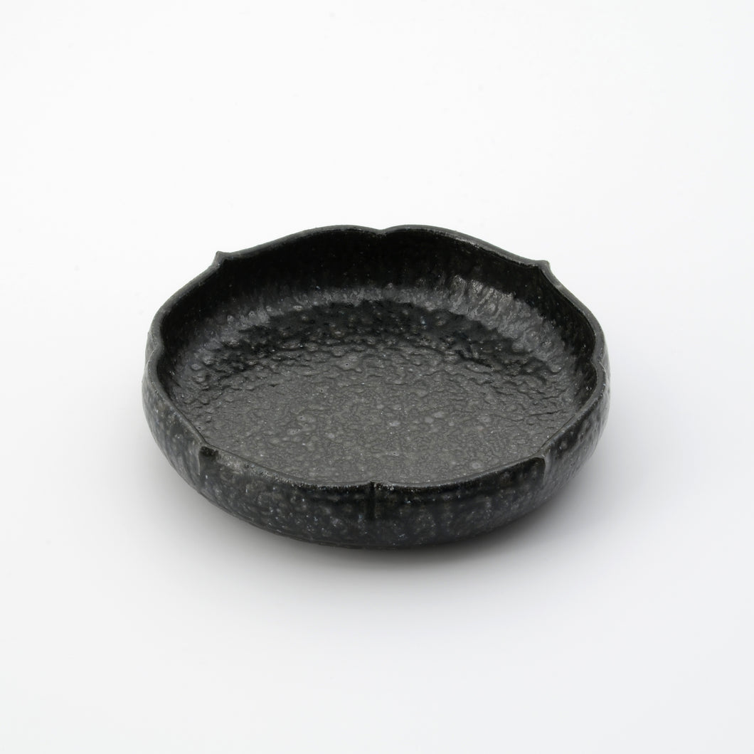 黒耀輪花 7寸浅鉢