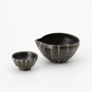 滝縞 ぐい呑、注器