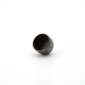 錆いぶし ぐい呑、片口注器
