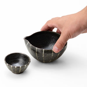 滝縞 ぐい呑、注器