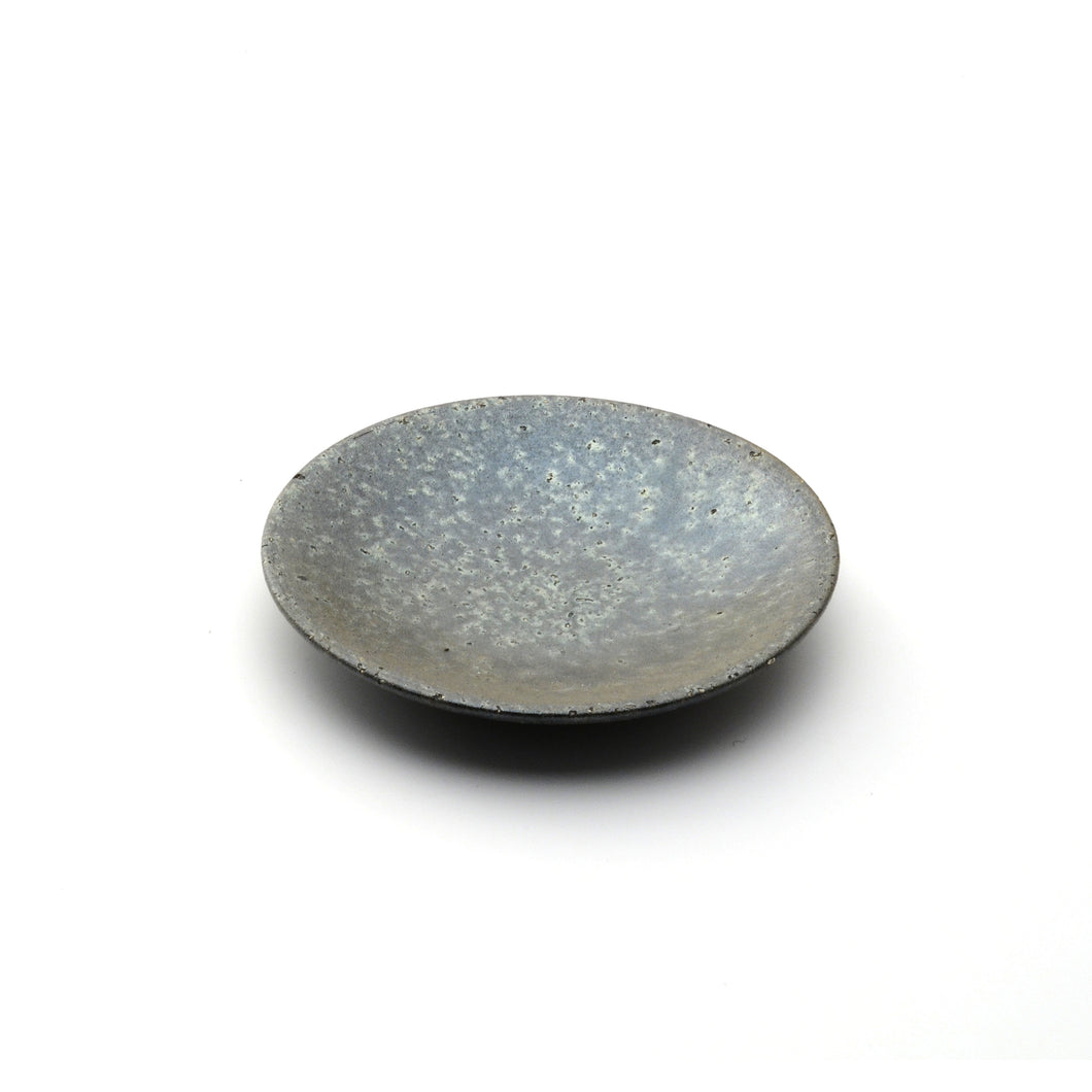 いぶし 14cm丸皿